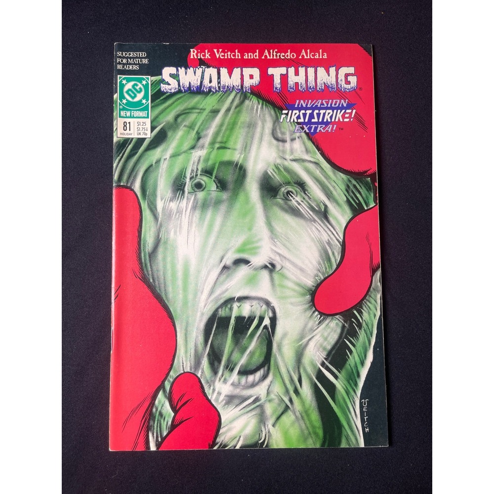 Swamp Thing 81 DC Comics Invasion First Strike Extra Rick Veitch Alfredo Alcala